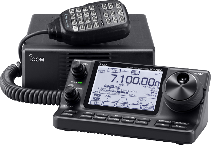 IC-7100M  50Wﾀｲﾌﾟ　1.9-430MHz  オールモード　送料無料（沖縄・離島は除く）