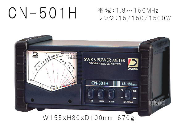 CN-501H*    通過型電力計・SWR計